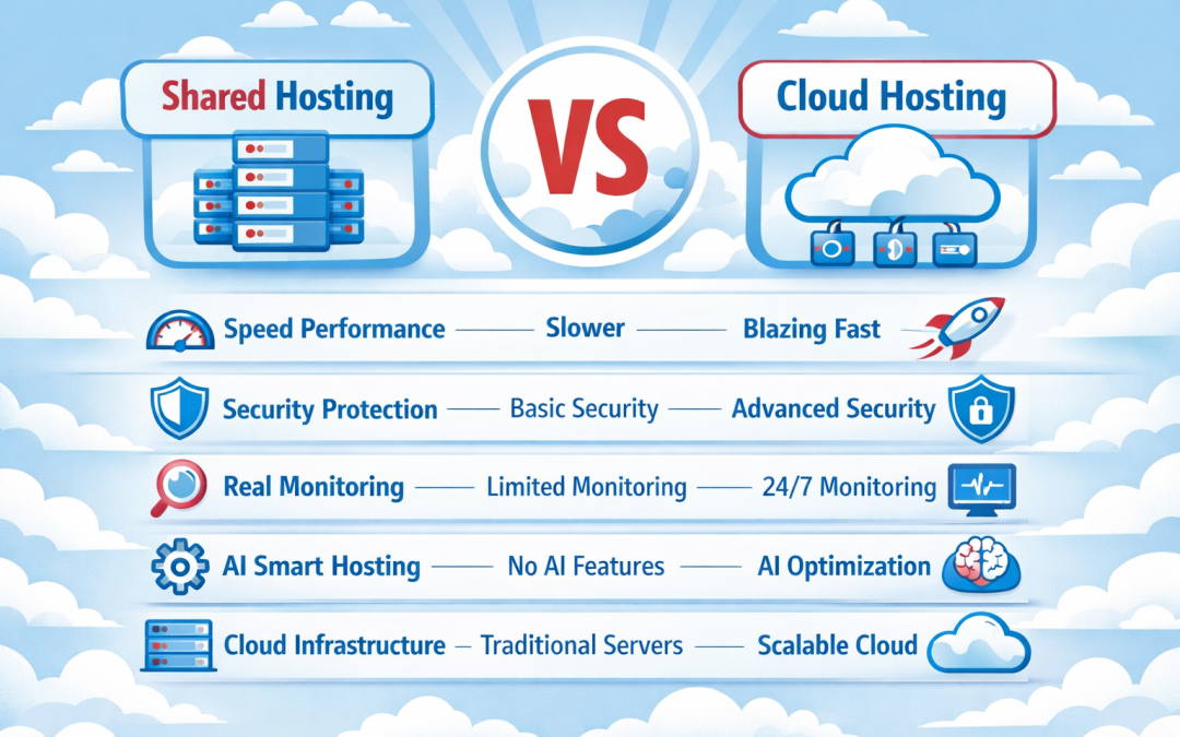 Shared vs Cloud Hosting