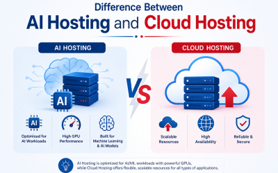 What Is the Difference Between AI Hosting and Cloud Hosting?