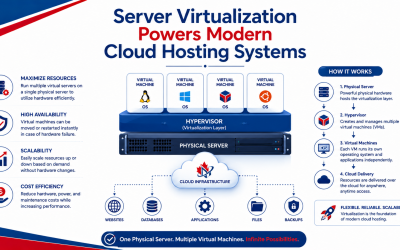 How Server Virtualization Powers Modern Cloud Hosting Systems