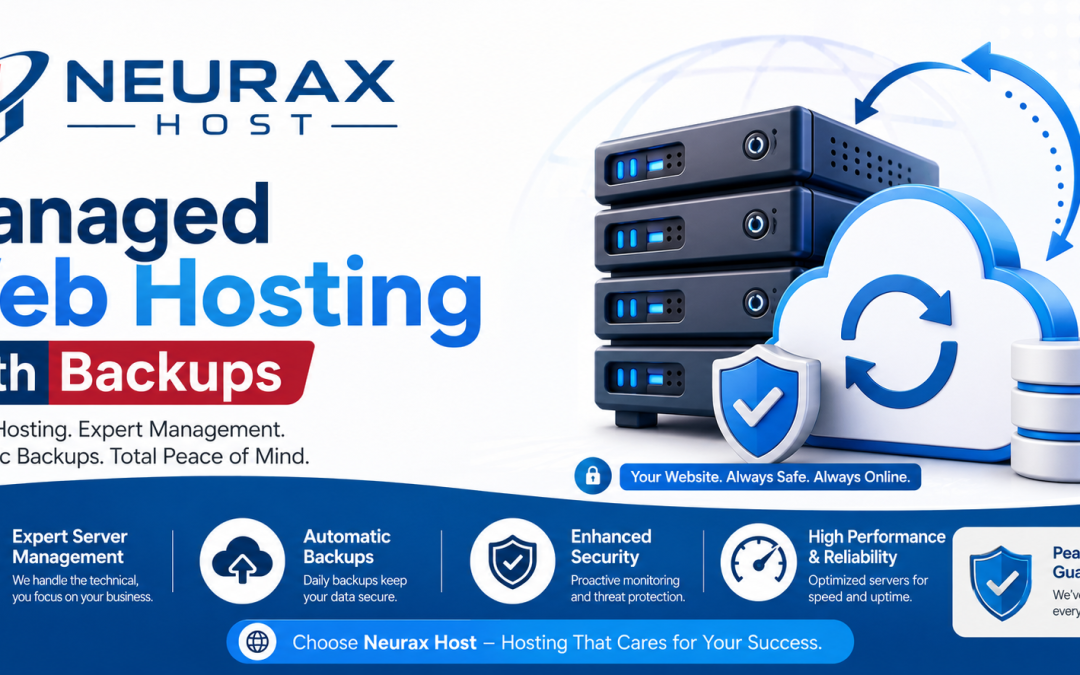 How Managed Web Hosting With Backups Protects Your Website From Downtime