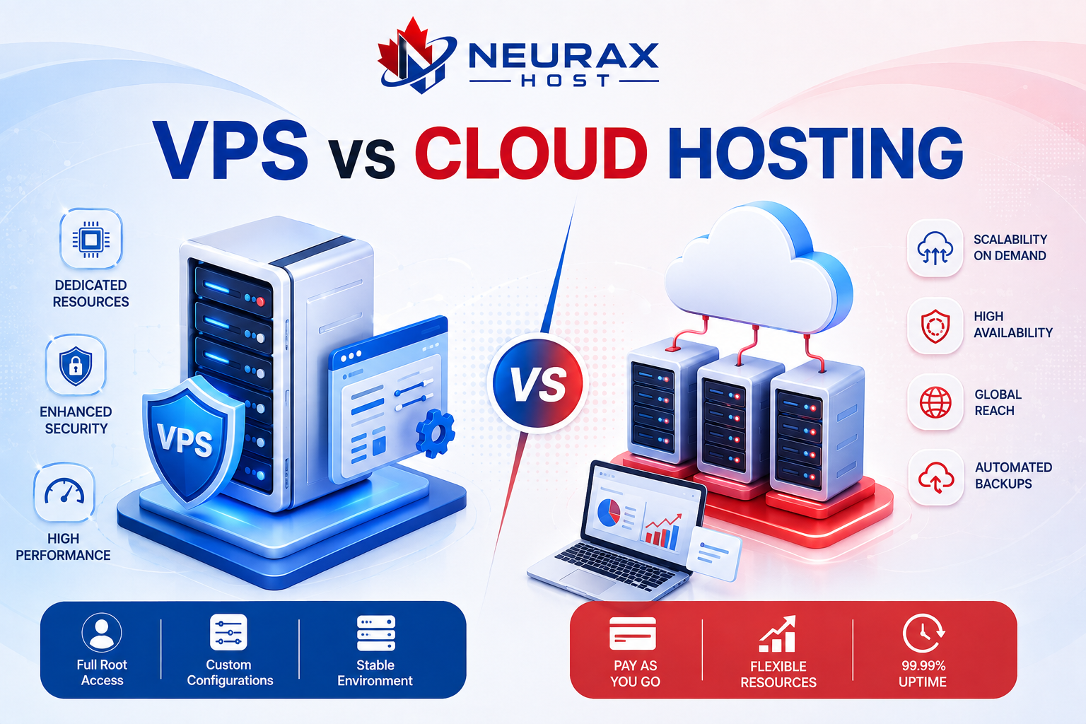 VPS vs Cloud Hosting
